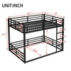 YONWAY Metal Bunk Bed with Ladder and Safety Guardrails,Space-Saving,Noise Reduced,Easy to clean for Teens and Adults - 2 of 4