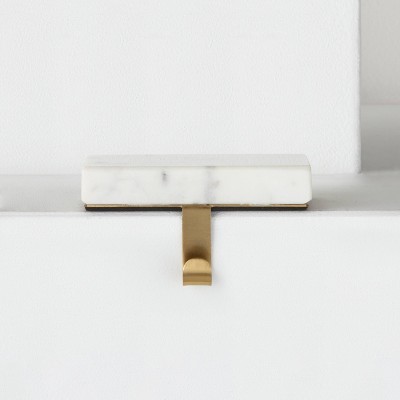 Metal & Marble Decorative Christmas Stocking Holder - Wondershop™