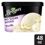 Breyers No Sugar Added Vanilla Frozen Dairy Dessert - 48oz