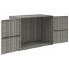 Garden Storage Cabinet Black vidaXL - 3 of 4