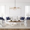 River of Goods Nellie 35" Antique Brass Cut-Out Leaf Shaped Pendant Light: UL Listed, Metal Dome - 2 of 4