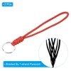 Unique Bargains Braided Wrist Polyester Keychain Wallets Badge Lanyards with Hook 2 Pcs - 3 of 4
