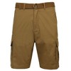 Galaxy Rugged Trail  Men's Cotton Stretch Ripstop Cargo Shorts With Belt - 2 of 4