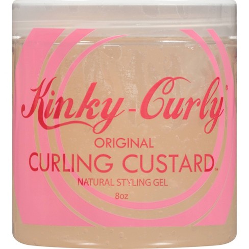 Rascacielos Agresivo oriental Kinky-curly Original Curling Custard Natural Hair Styling Gel - 8oz : Target