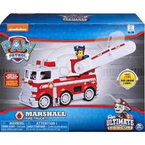 Paw Patrol Ultimate Rescue - Marshall's Ultimate Rescue Fire Truck with Moving Ladder and Flip-Open Front Cab, Ages 3 and Up - 1 of 3