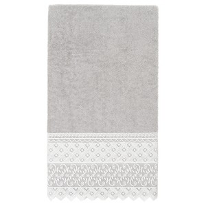 Linum Home Textiles 100% Turkish Cotton AIDEN Embellished Towel Set - 1 of 2