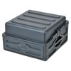 SKB Roto Rack/Mixer Console, 10U Slanted Rackmount on top, 2U Rackmount in Front with Steel Threaded Rails, Hard Lid and Doors and Side Access Ports - 3 of 4