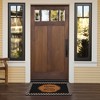 Kate Aurora Pumpkin Spice Colored Home~Sweet~Home Coir Bristled Outdoor All Season Welcome Mat - 18"x30" - 2 of 3