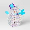 LED Tinsel Snowman Christmas Novelty Sculpture Light with Clear Color Light Bulb - Wondershop™ - 3 of 3