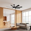 Delta Breez Rio Vista 72" Ceiling Fan with LED, Remote, Indoor/Outdoor, Ideal for Large Room, Bedroom, Living Room, Modern Farmhouse Decor, Black - 4 of 4