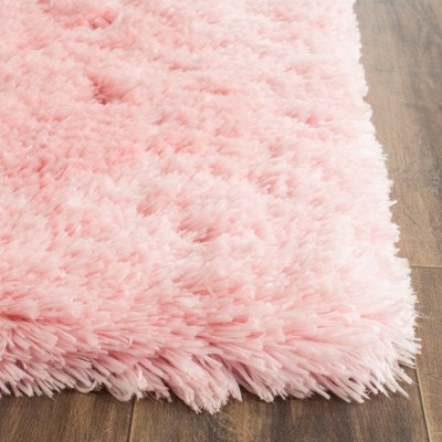 Ivory Hand-Tufted Shag Sheepskin Round Area Rug