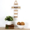 Pavilion Gift Company - Bless - 9.75" x 18" Hanging Cross Plaque - Decorative Objects - 2 of 4