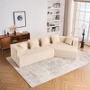 Modern Modular Chenille Sectional Sofa with Memory Foam,Deep Seat Comfortable 2-Seater Couch for Living Room, Bedroom, or Apartment–The Pop Home - 3 of 4