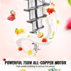 VEVOR Ice Cream Blender, 750W High-Speed Ice Cream Maker Mixer Stir Machine 1740RPM, 304 Stainless Steel Ice Cream Shaker, Silver - 4 of 4
