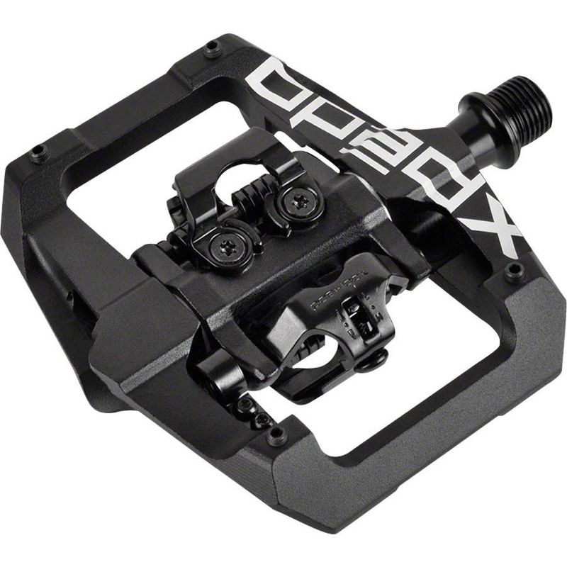 Xpedo GFX Dual Sided Clipless Platform Pedals 9/16" Chromoly Axle Aluminum Black, 1 of 3