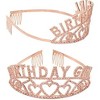 MEANT2TOBE Birthday Girl Sash and Tiara, Pink - image 2 of 4