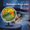 SUGIFT Globe with LED Light 13 Inch 720 Degree Rotating Illuminated World Map for Kids Learning Education - 2 of 4