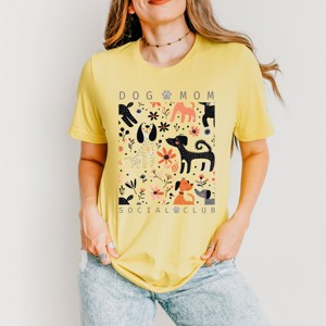Simply Sage Market Dog Mom Social Club Short Sleeve Tee - 1 of 4