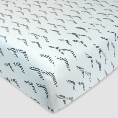 Honest Baby Organic Cotton Fitted Crib Sheet - Morning Mountains