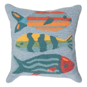 Liora Manne Frontporch Coastal Indoor/Outdoor Pillow.. - 1 of 3