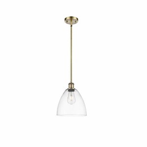 Bristol Glass - 1 Light Mini Pendant In Industrial Style-11.25 Inches Tall and 9 Inches Wide - 1 of 1