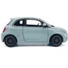 2023 Fiat 500e Light Blue 1/24 Diecast Model Car by Bburago - 3 of 4