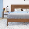 Merrick Lane Solid Wood Platform Bed with Wooden Slats and Headboard, No Box Spring Needed - 3 of 4