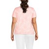 Lands' End Women's Relaxed Supima Cotton V-Neck T-Shirt - 2 of 3