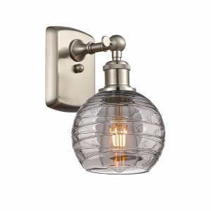 Athens Deco Swirl - 1 Light Wall Sconce In Industrial Style-11 Inches Tall and 6 Inches Wide - 1 of 1