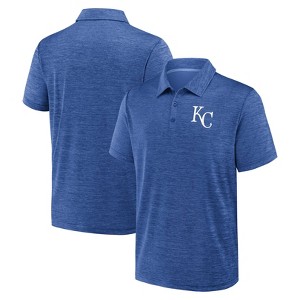 MLB Kansas City Royals Men's Heather Polo T-Shirt - 1 of 3