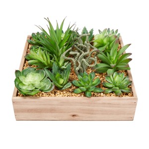Nature Spring Artificial Succulent Arrangement - 1 of 4