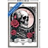Trends International Tabz Jones - Skull and Roses Tarot Moon Framed Wall Poster Prints - 3 of 4