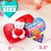 Joyfy 28 Pack Mochi Squishy Toy Filled Hearts and Cards for Kids Valentine Classroom Exchange Party Favors, Kawaii Stress Relief Toys for Girls - 3 of 4
