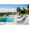 Kozyard Alan Adjustable Patio Chaise Lounge Chair – Full Flat Reclining Aluminum Frame with Durable Resin Legs - 4 of 4