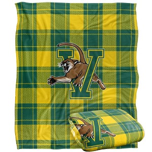 University Of Vermont Campus Plaid Spirit Silky Touch Super Soft Throw Blanket 50x60 - 1 of 4