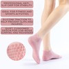 Anna-Kaci 3-Piece Women's Low-Cut Grip Socks Set with Breathable Knit Texture and Soft Stretch Non-Slip Design - 2 of 4