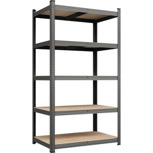 Yaheetech 71in 5-Tier Metal Storage Rack 5 Adjustable Shelves Boltless Shelving - 1 of 4