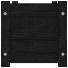 vidaXL Solid Wood Garden Planter, Weather-Resistant and Durable Outdoor Flower Box, Spacious 23.6"x12.2"x12.2", Rectangular Shape, Black Color - 4 of 4