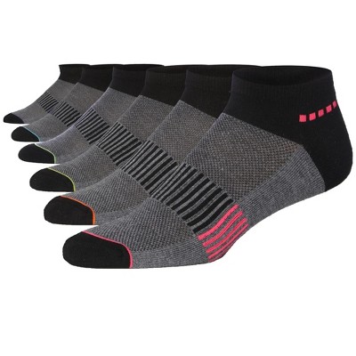 Men's 6-Pairs Cushioned Breathable Moisture Control Arch Support Athletic Running Socks For Men