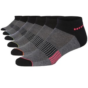 Men's 6-Pairs Cushioned Breathable Moisture Control Arch Support Athletic Running Socks For Men - 1 of 4