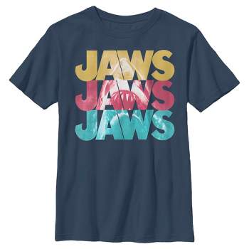 Boy's Jaws Stacked Movie Logo T-shirt : Target