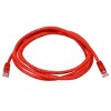 Monoprice Cat6 Ethernet Patch Cable - 7 Feet - Red | Network Internet Cord - RJ45, Stranded, 550Mhz, UTP, Pure Bare Copper Wire, Crossover, 24AWG - image 4 of 4