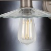 Urban Ambiance Luxury Vintage Bath Vanity Light,  6.5"H x 34.5"W,  Aged Nickel Finish, UHP3690 - 4 of 4