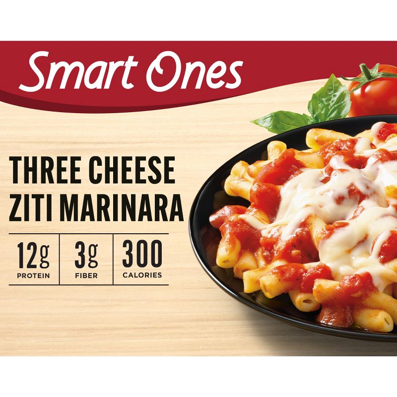 Smart Ones Frozen Three Cheese Ziti Marinara - 9oz, 1 of 9