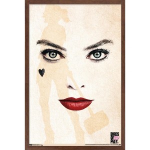 Trends International DC Comics Movie - Birds of Prey - Harley Quinn - Face Framed Wall Poster Prints - 1 of 4