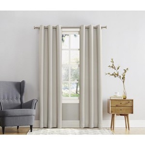 Sun Zero Norwich Curtains Ivory Blackout 80 in. W X 84 in. L - 1 of 1