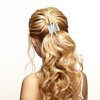 Unique Bargains Women's Tassel Bow Ponytail Buckle Hair Clip 1 Pc - 2 of 4