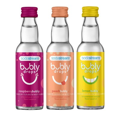SodaStream Bubly Berry Peachy Drops Variety Pack - 4.08fl oz/3pk
