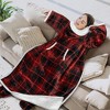 PAVILIA Wearable Blanket with Sleeves and Foot Pockets, Fleece Warm Snuggle Pocket Sleeved Throw for Women Men Adults - 3 of 4