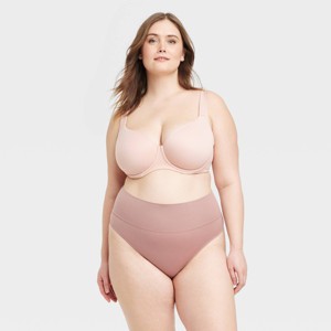 Women's Seamless High Waisted Rise Thong Underwear - Auden™ - 1 of 3